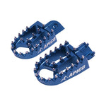 Apico Xtreme Foot Pegs - Husqvarna FC 2016-22, FE 2017-23, Gas Gas MC/EC 2021-23 - Blue