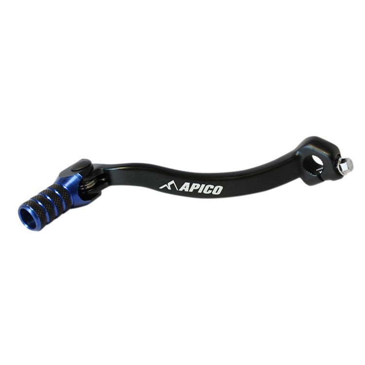 Apico Elite Gear Pedal - Yamaha YZF 250/450 2014-22, WRF250 2015-22, WRF450 2016-22 - Black/ Blue