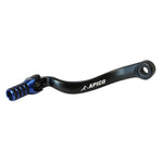 Apico Elite Gear Pedal - KTM/Husqvarna EXC-F 250/350 2011-22, SXF 250/350 2016-22, FE 250/350 2014-22 - Black/ Blue
