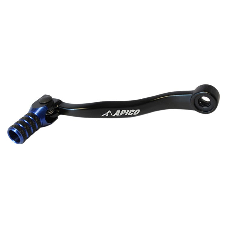 Apico Elite Gear Pedal - Husqvarna TC/TE/TX 250/300 2017-22 - Black/ Blue