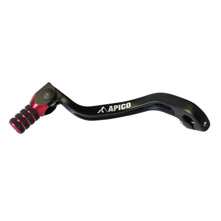Apico Elite Gear Pedal - Beta 125/200/250/300RR 2013-21, 350/400/430/450/480/498/520 2010-19 - Black/Red