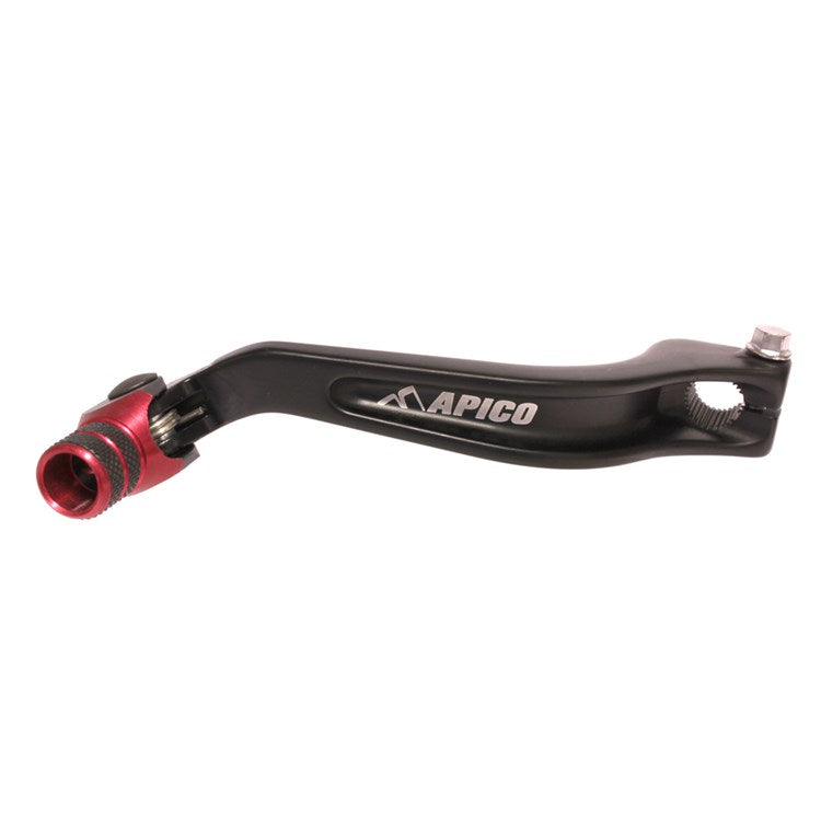 Apico Elite Trials Gear Pedal - Montesa Cota 300RR 2017-21, 4RT 2005-21 - Short - Black/ Red