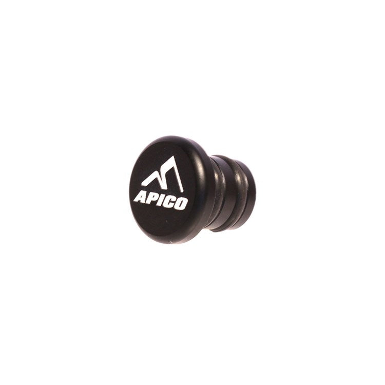 Apico CNC Gear Pedal Tip End Cap - Aluminium Black