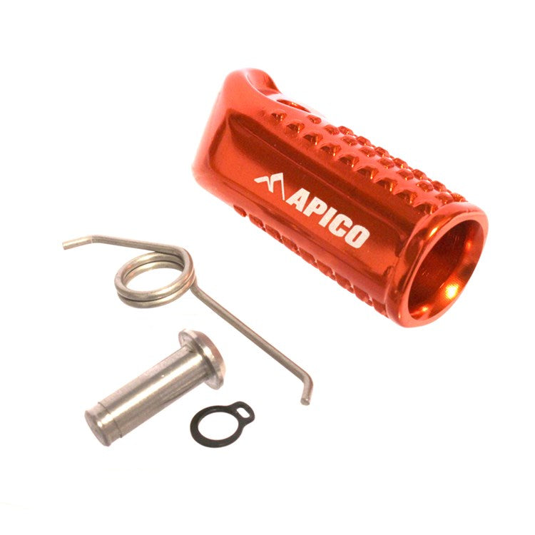 Apico Gear Pedal Tip - KTM/Husqvarna OEM Replacement Tip - 2016-21 - Orange