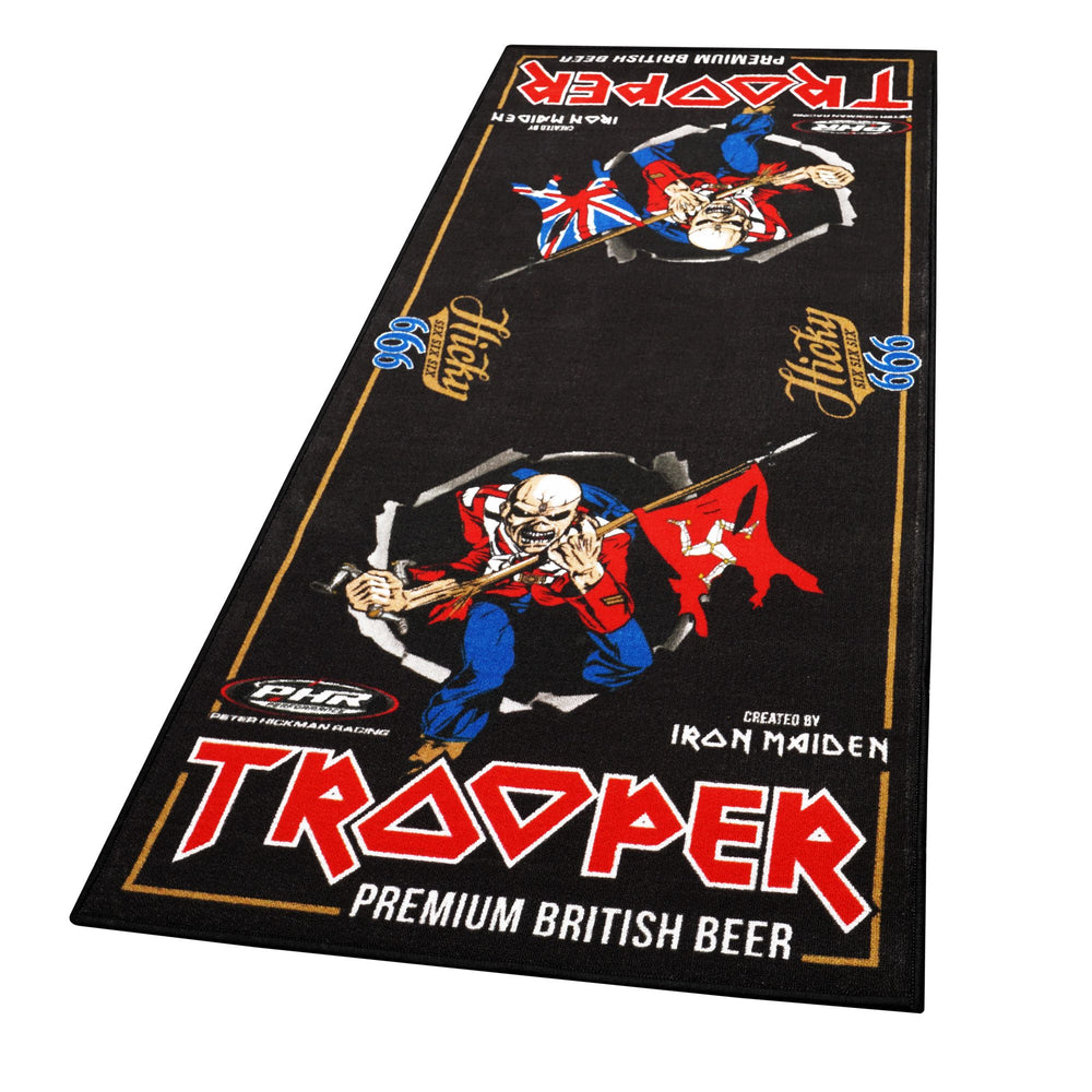 Peter Hickman Ltd Edition Iron Maiden Trooper Motorcycle Garage Mat 190 X 80cm