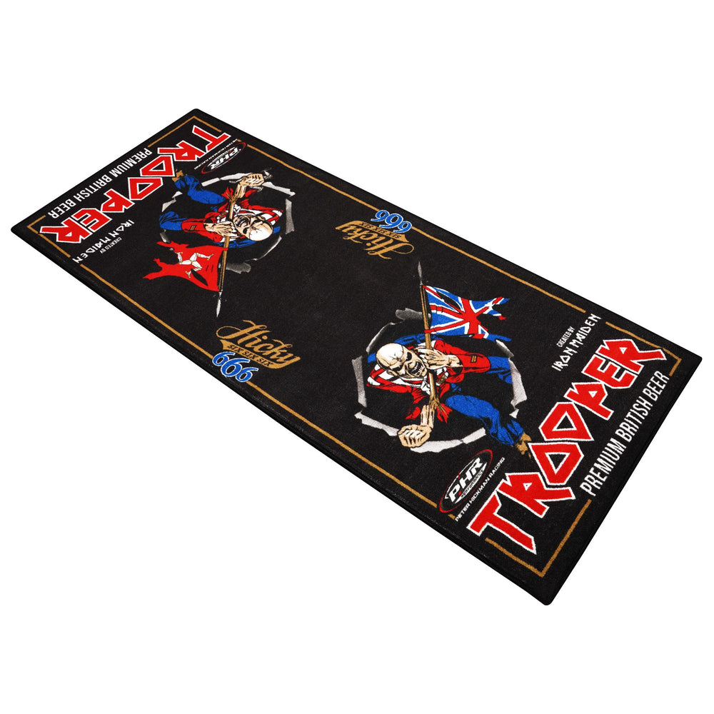 Peter Hickman Ltd Edition Iron Maiden Trooper Motorcycle Garage Mat 190 X 80cm