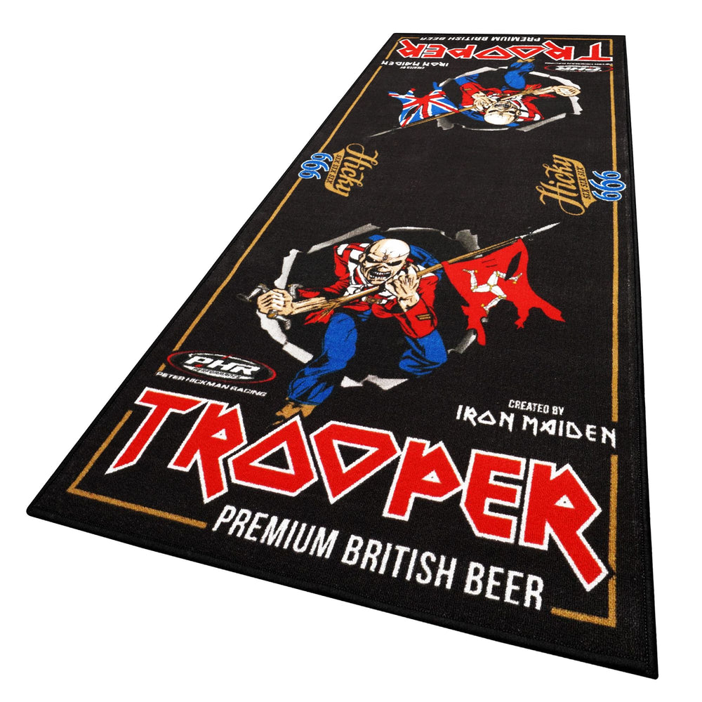 Peter Hickman Ltd Edition Iron Maiden Trooper Motorcycle Xl Garage Mat 240 X 100cm