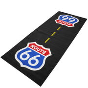 Biketek Custom Route 66 Garage Mat - 250 x 100cm