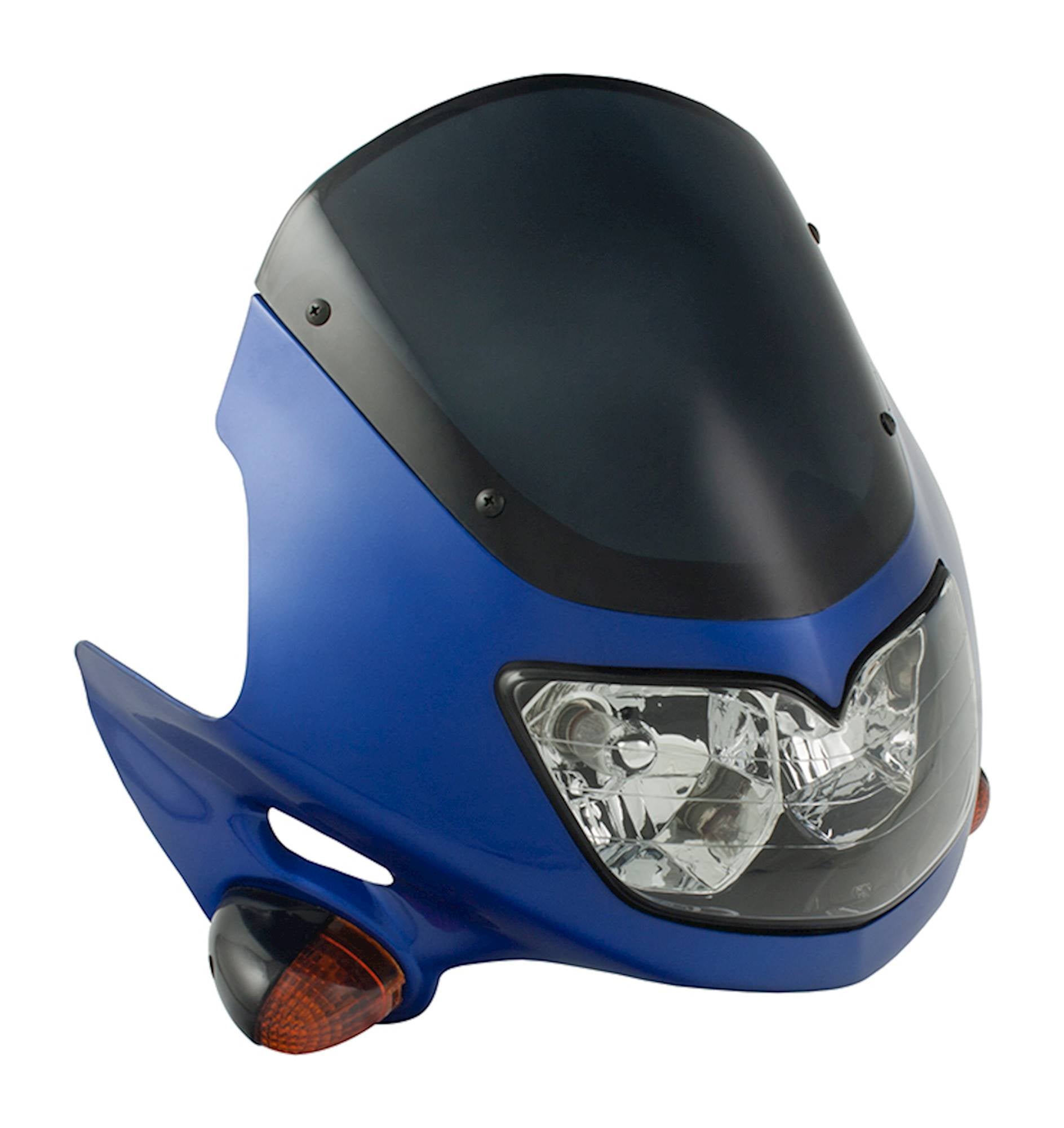 Bike It Universal Raptor Fairing 12V 25/25W Headlight With Indicators ...