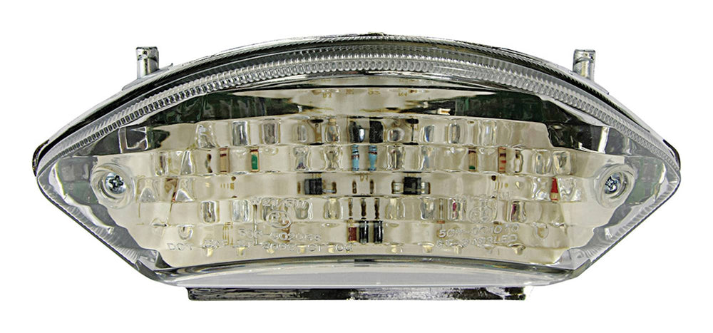 Bike It LED Rear Tail Light With Clear Lens & Integral Indicators - Honda CB600F Hornet 2003-06