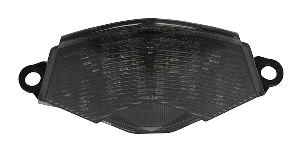 Bike It LED Rear Tail Light With Cool Grey Lens & Integral Indicators - Kawasaki Z750 2007-12