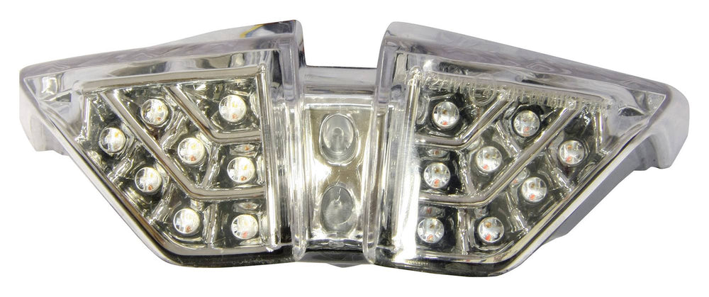 Bike It LED Rear Tail Light With Clear Lens & Integral Indicators - MV Agusta F4 1078 RR 2010-14