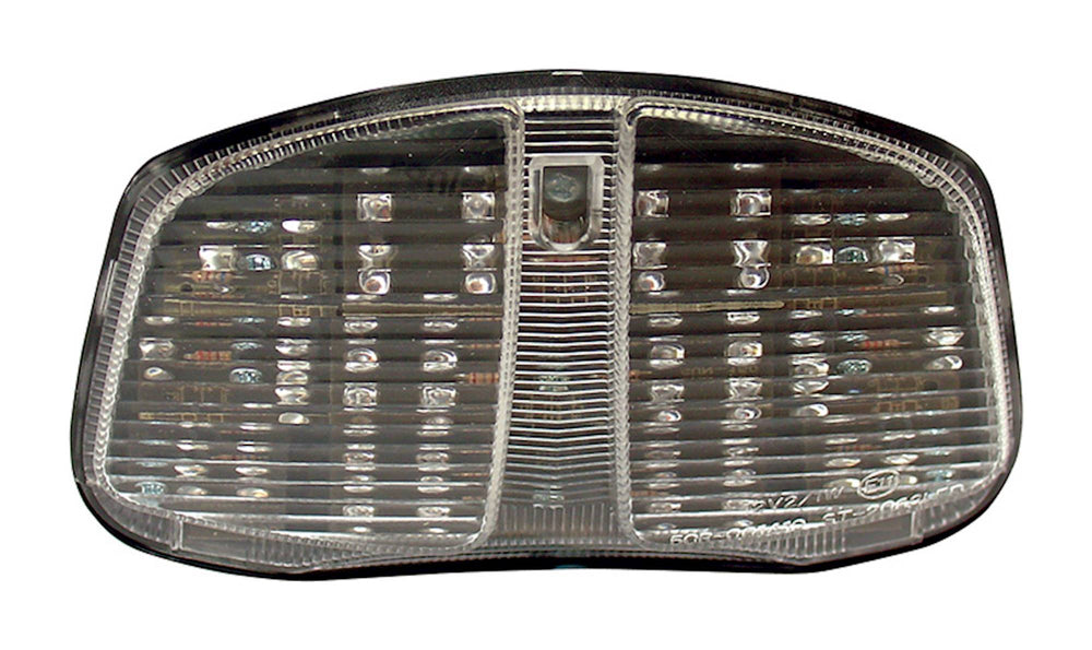 Bike It LED Rear Tail Light With Clear Lens & Integral Indicators - Suzuki GSX-R600 & GSX-R750 2005-07