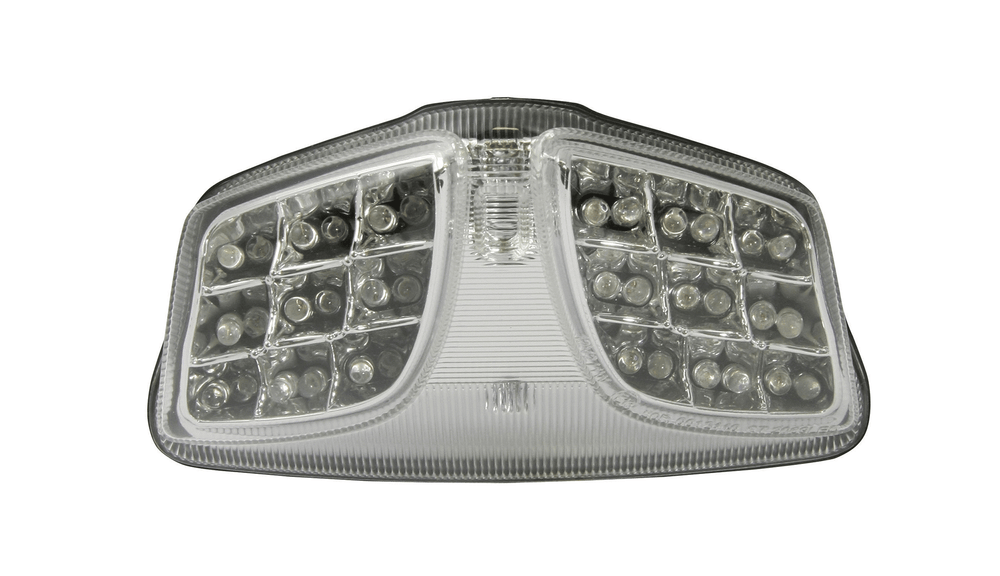 Bike It LED Rear Tail Light With Clear Lens & Integral Indicators - Suzuki GSXR600 2009-12