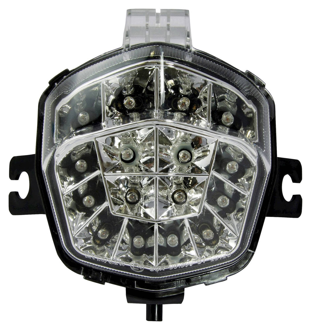 Bike It LED Rear Tail Light With Clear Lens & Integral Indicators - Suzuki GSF650 Bandit 2009-10