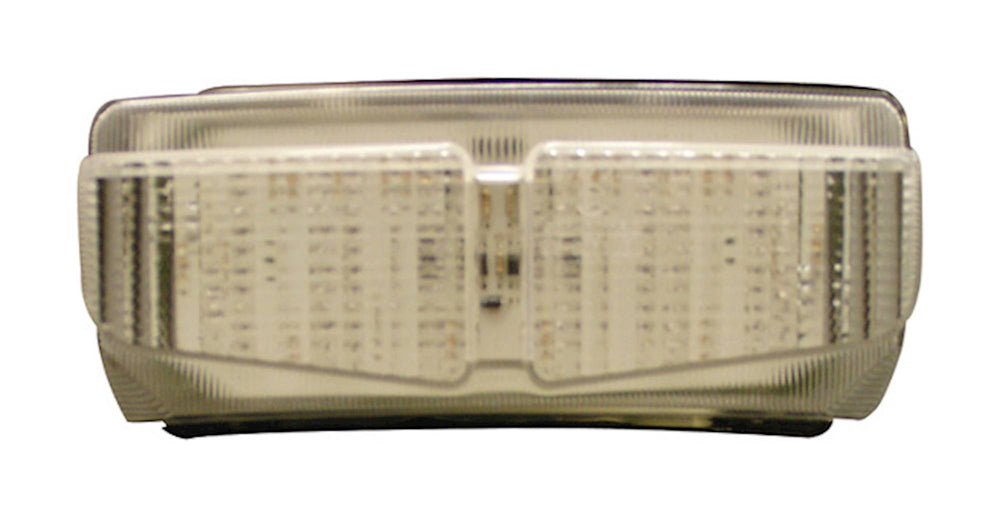 Bike It LED Rear Tail Light With Clear Lens & Integral Indicators - Yamaha FZS600 Fazer 1998-2004
