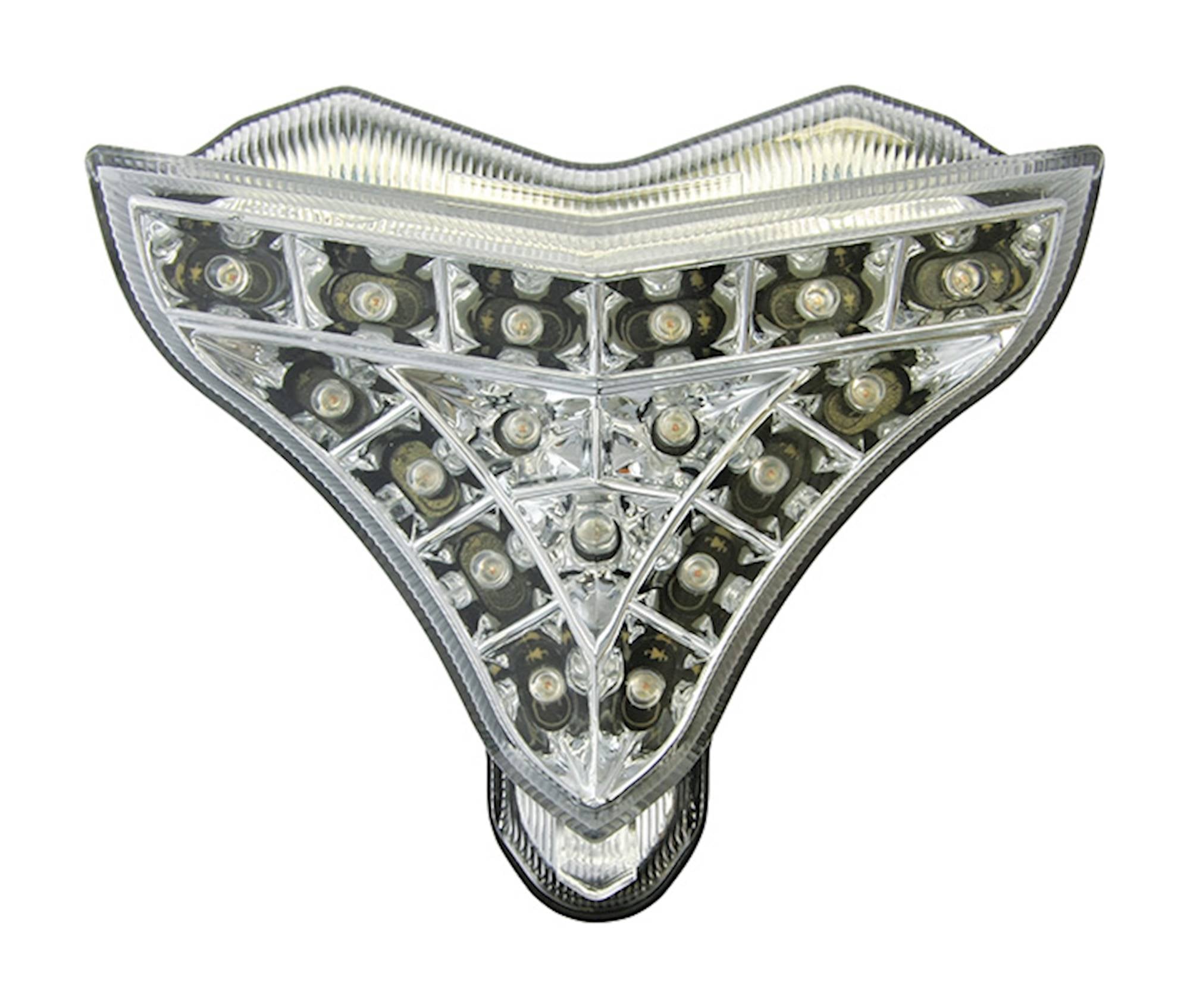 Bike It LED Rear Tail Light With Clear Lens & Integral Indicators - Ya ...