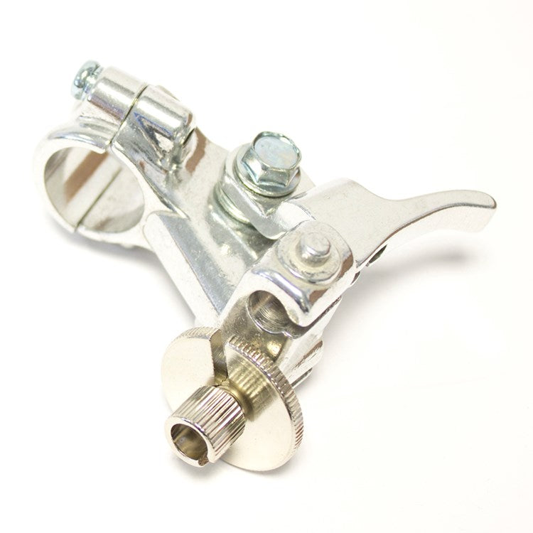 Raceline Clutch Lever Holder Perch - Kawasaki KXF/ Suzuki RMZ 2004 - Silver