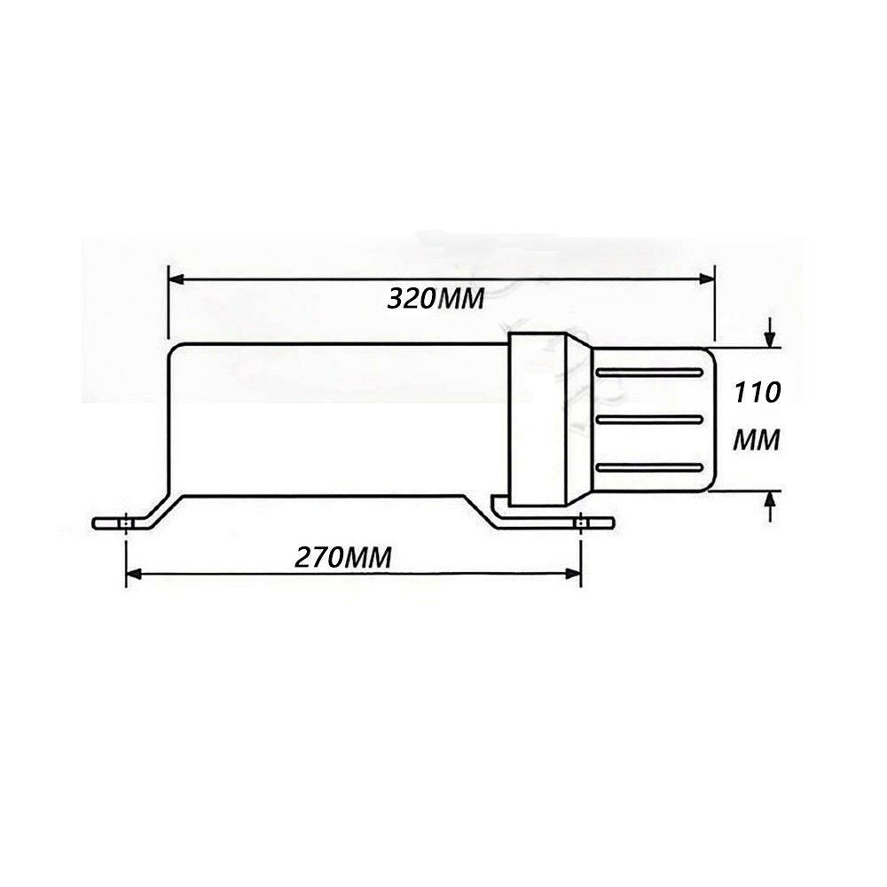 Bike It Luggage Storage Tube - Black