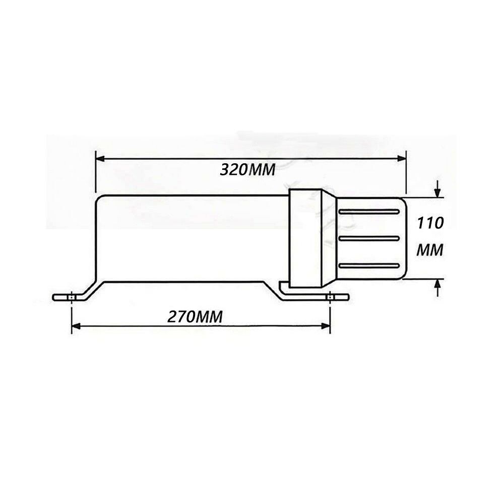 Bike It Luggage Storage Tube - Orange