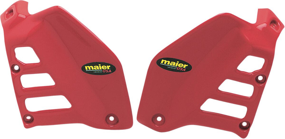 Maier Radiator Scoops For Honda ATC250R LC 1985-1986 - Red