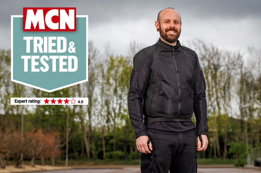 Black Premium Air Armoured Motorcycle Jacket