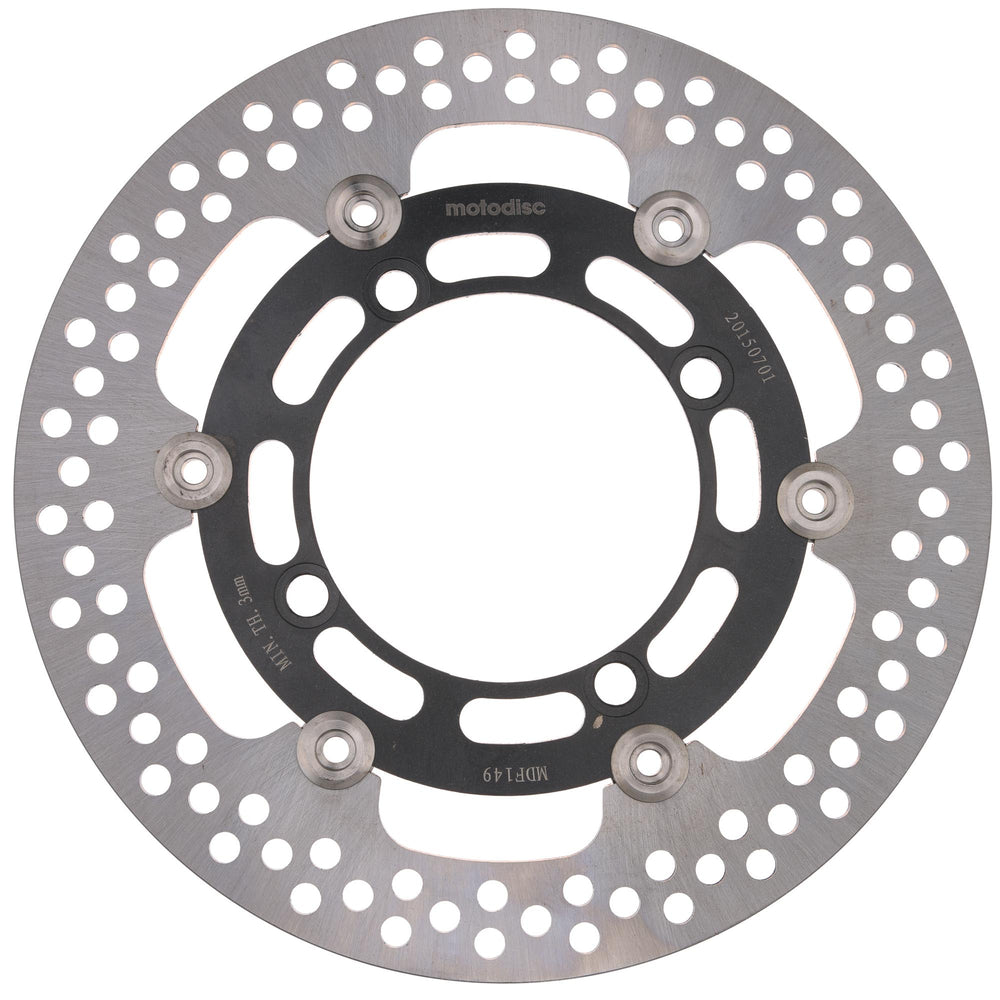 MTX Performance Front Floating Round Brake Disc - Kawasaki KLX250 D Tracker 1998-2003