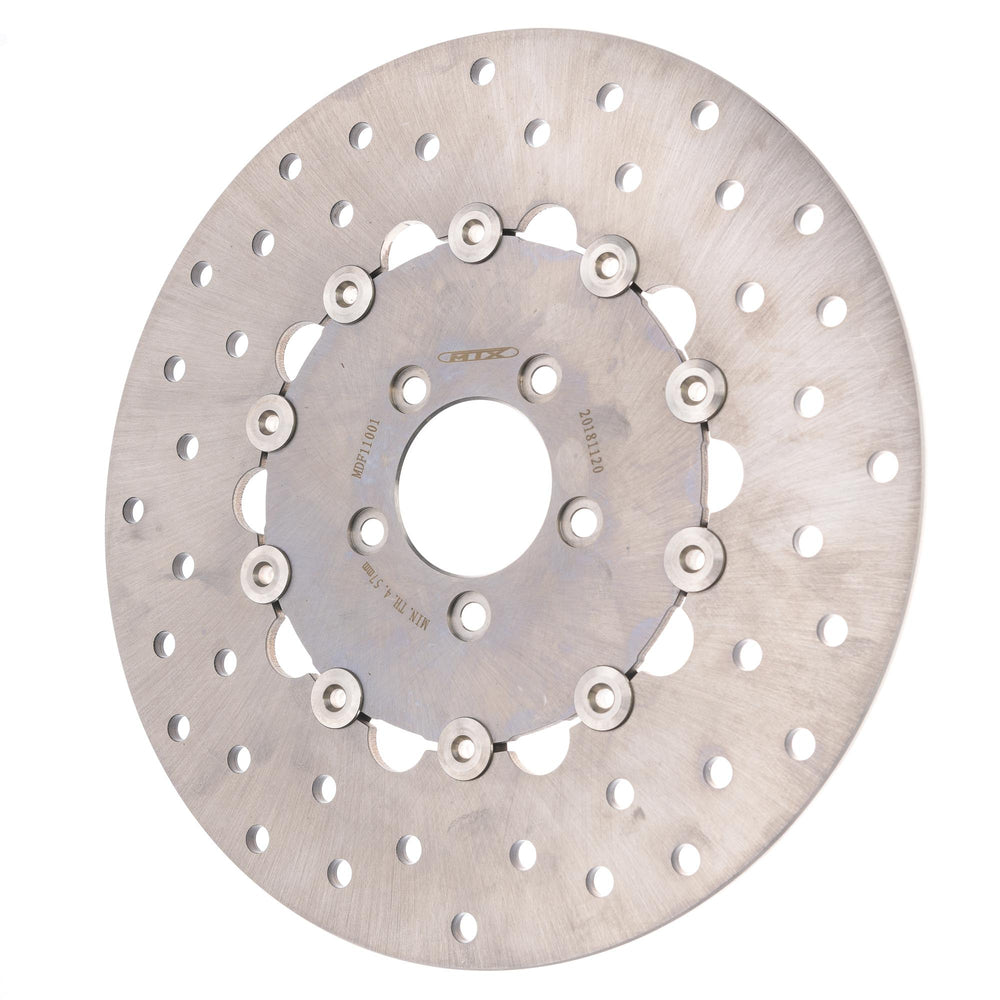 MTX Performance Front Floating Round Brake Disc - Harley Davidson FXDB Street Bob 2007-17