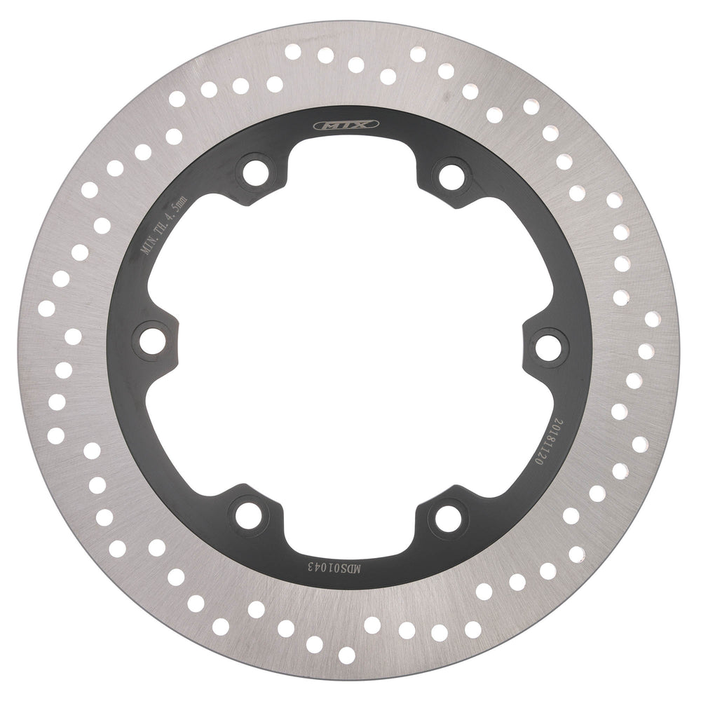 MTX Performance Rear Solid Round Brake Disc - Honda NT700 VA Deauville 2006-13