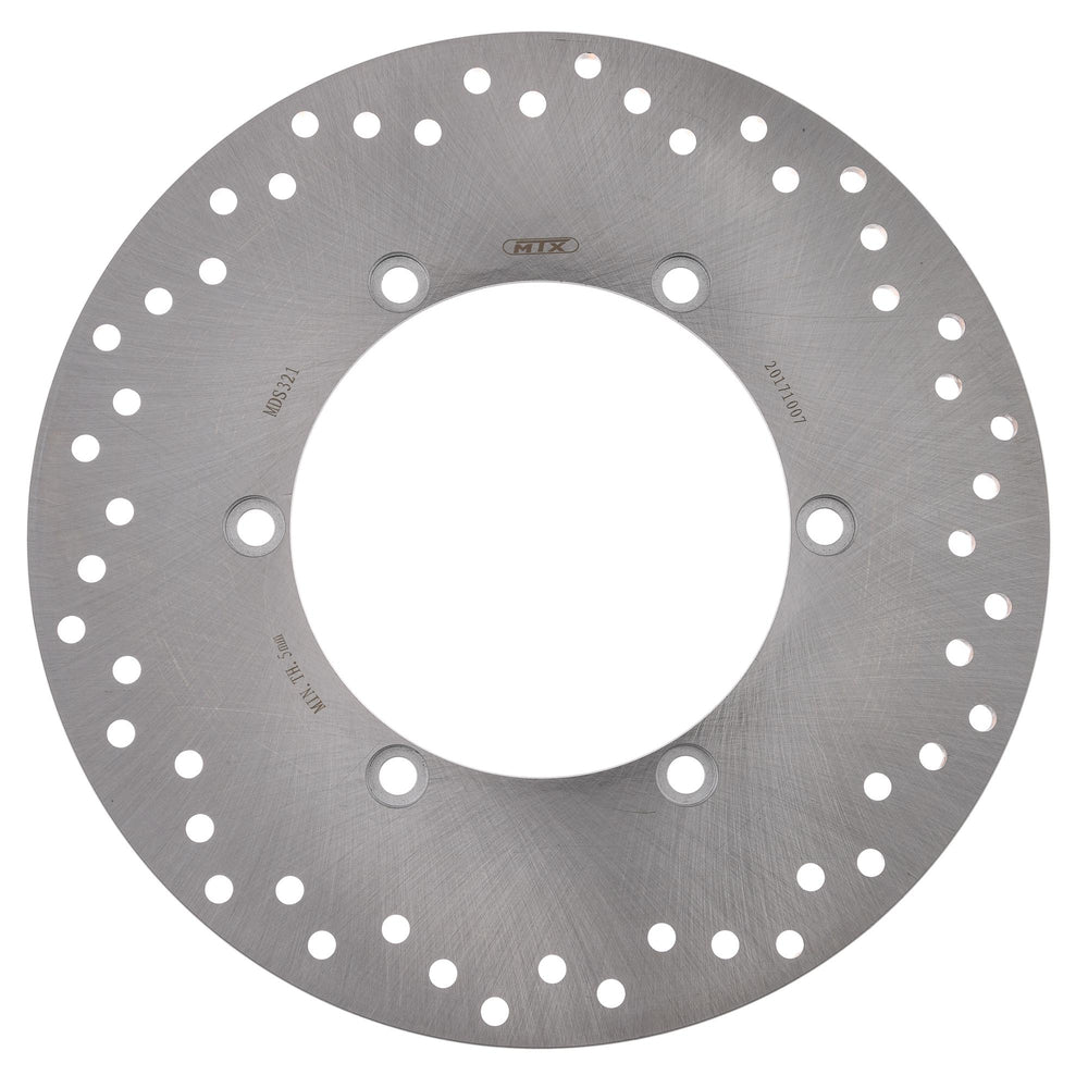 MTX Performance Rear Solid Round Brake Disc - Honda VT 750 C2 Shadow Black Spirit 2010-16