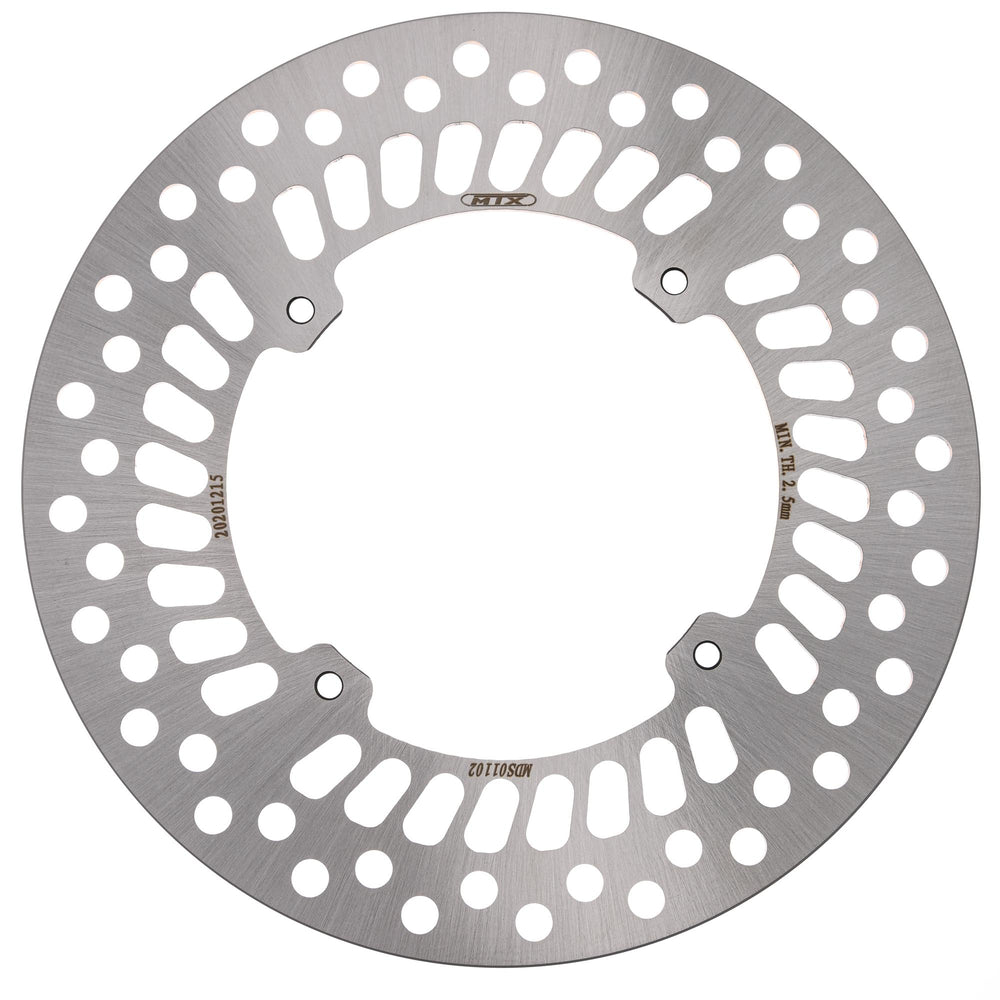 MTX Performance Front Solid Round Brake Disc - Honda CTX200 2004-16