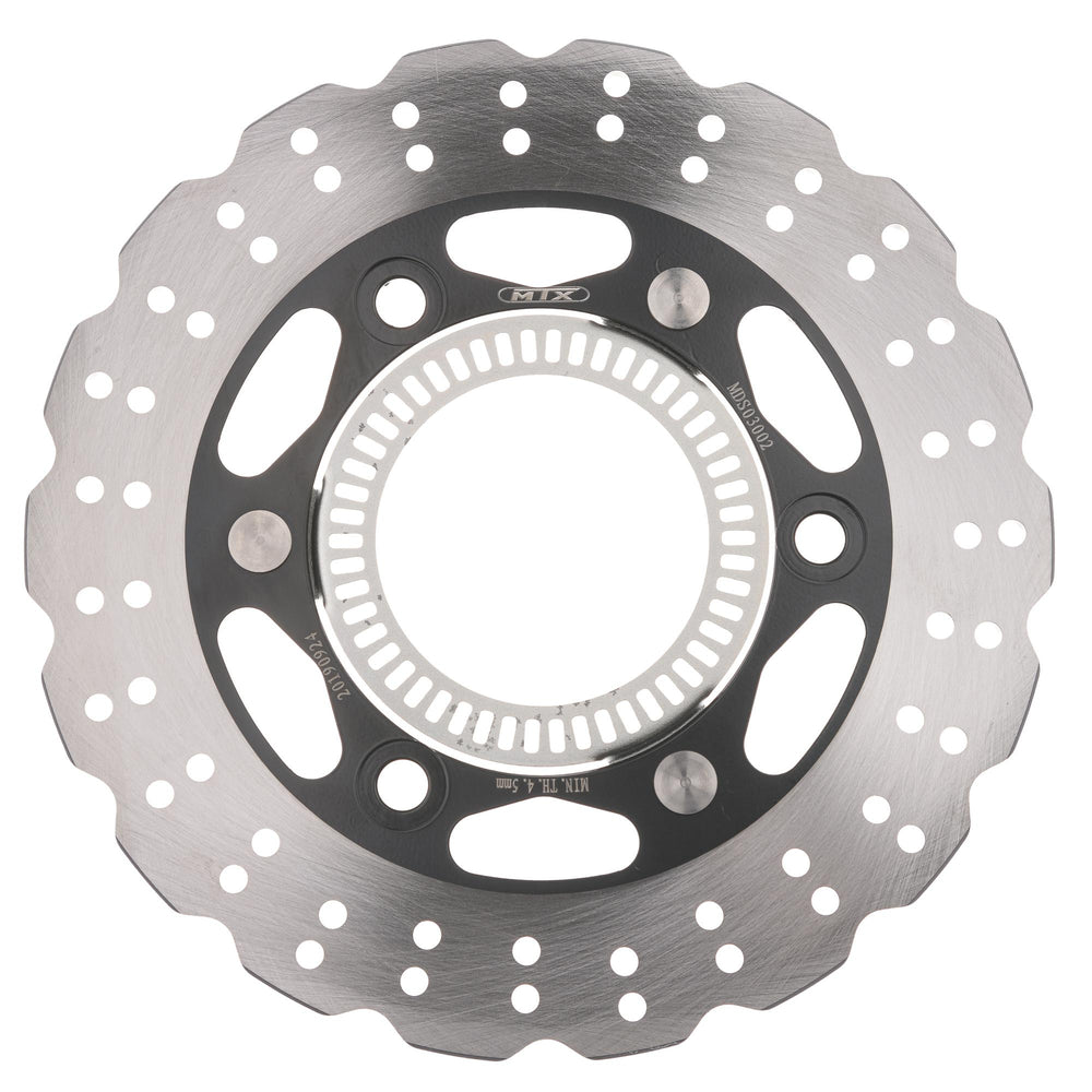 MTX Performance Rear Solid Wavy Brake Disc - Kawasaki Ninja 250R 2007-12