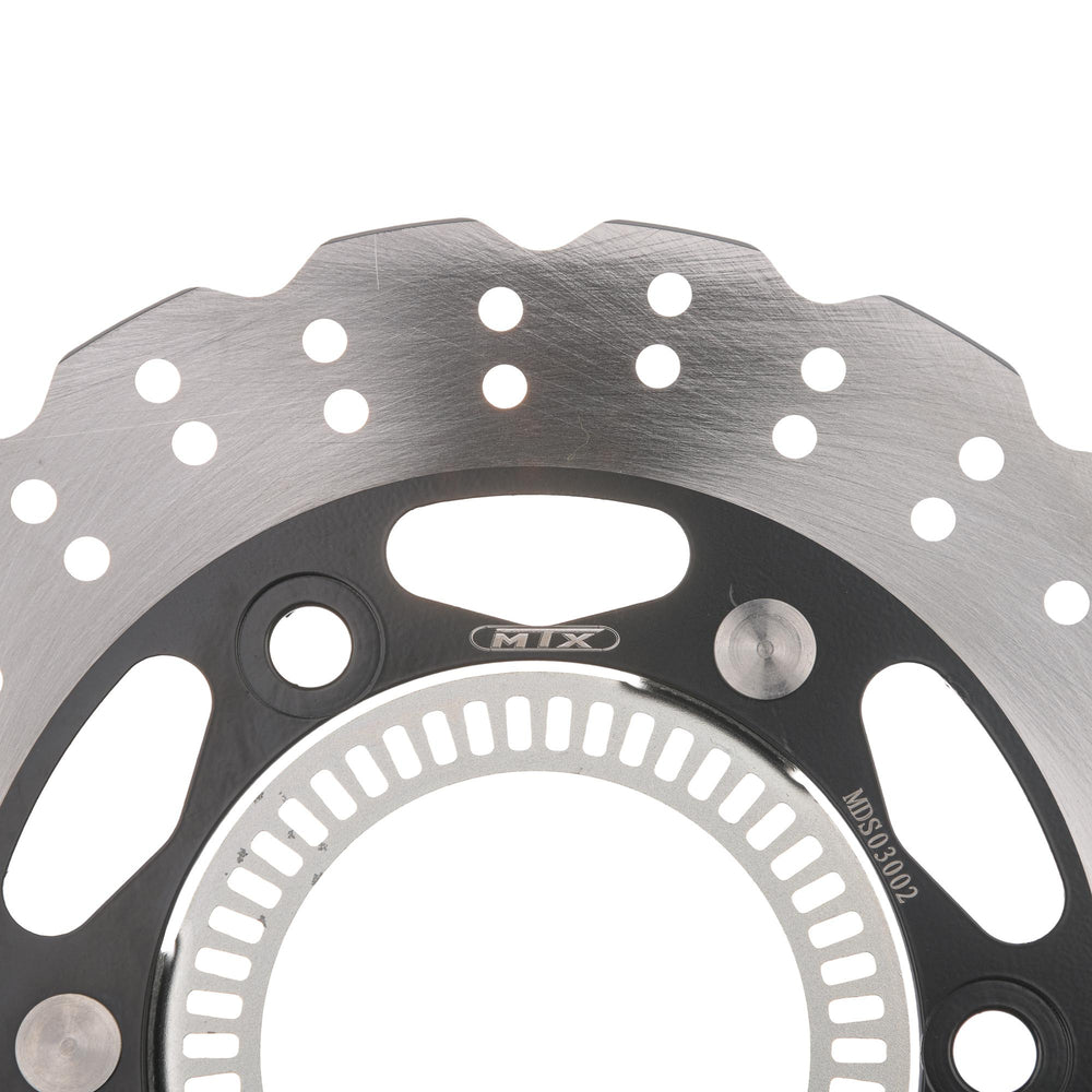 MTX Performance Rear Solid Wavy Brake Disc - Kawasaki Ninja 250R 2007-12