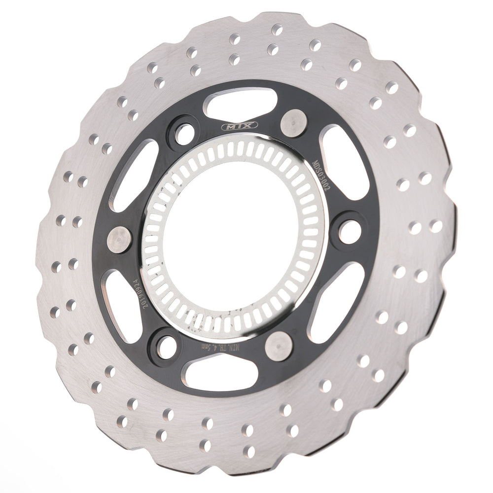 MTX Performance Rear Solid Wavy Brake Disc - Kawasaki Ninja 250R 2007-12