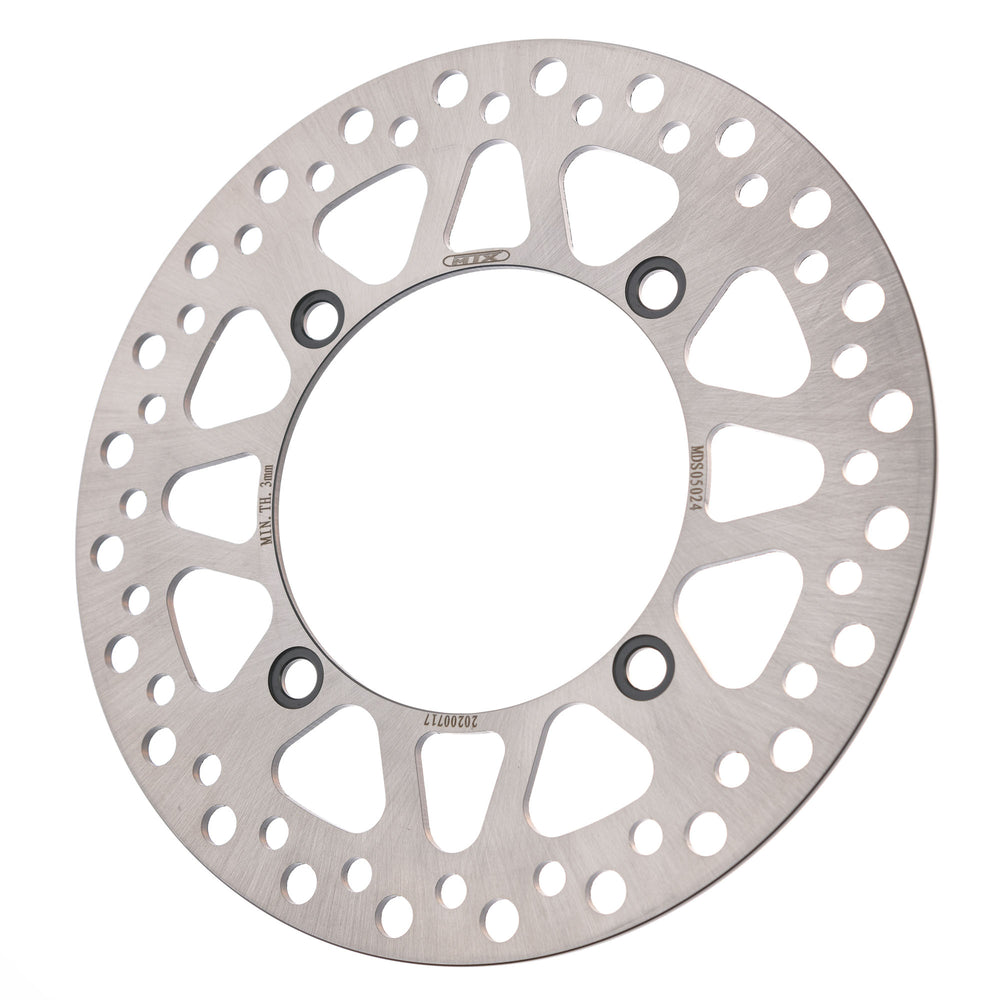 MTX Performance Front Solid Round Brake Disc - Suzuki DR250 S 1990-95, DR350 SE 1996-99