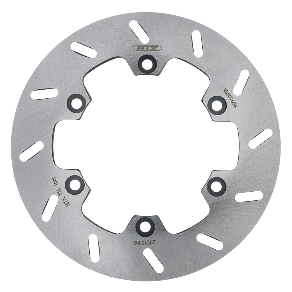 MTX Performance Rear Solid Round Brake Disc - Yamaha DT125X 2005-06, WR125X 2009-18