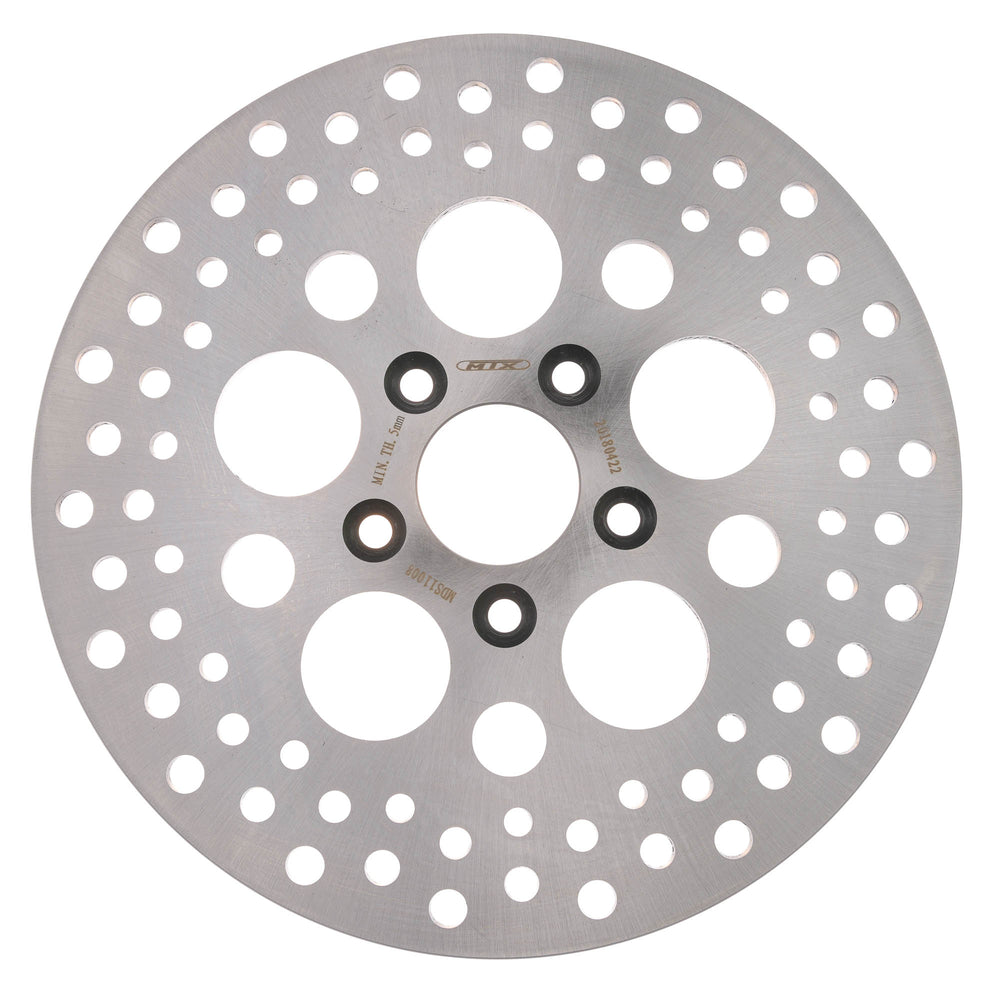 MTX Performance Rear Solid Round Brake Disc - Harley Davidson FLHR Road King 1994-99