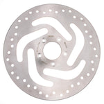 MTX Performance Front Solid Round Brake Disc - Harley Davidson FXDB Street Bob (Spoke Wheel) 2007-17