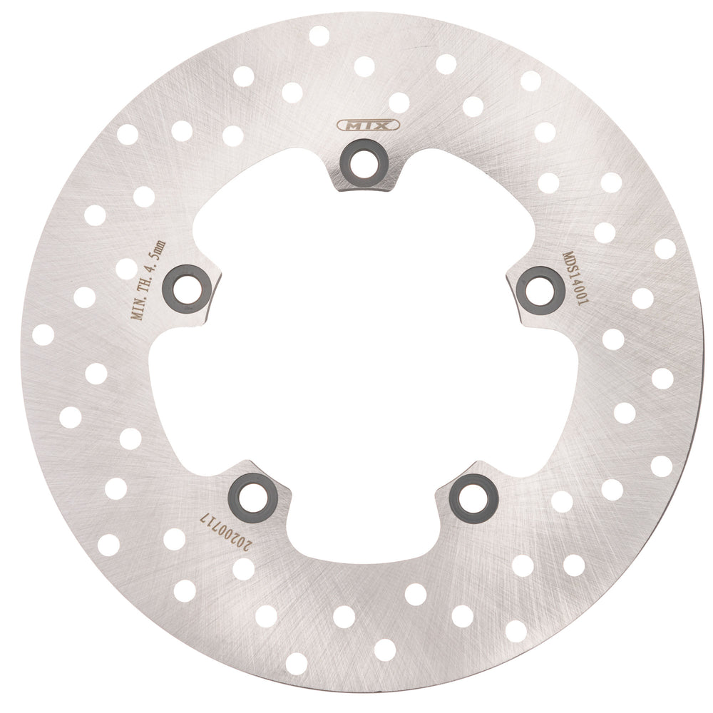 MTX Performance Rear Solid Round Brake Disc - Aprilia Tuono 1000 V4 R 2011-14