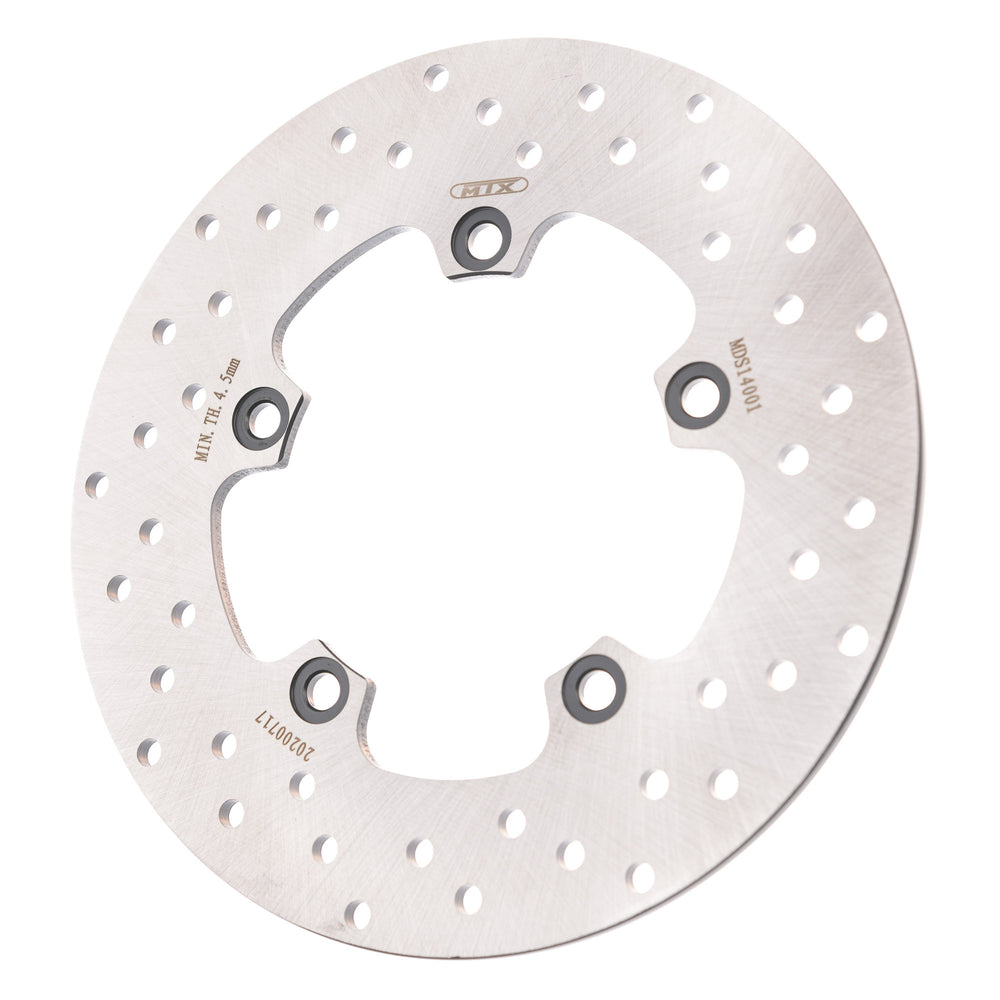 MTX Performance Rear Solid Round Brake Disc - Aprilia Tuono 1000 V4 R 2011-14