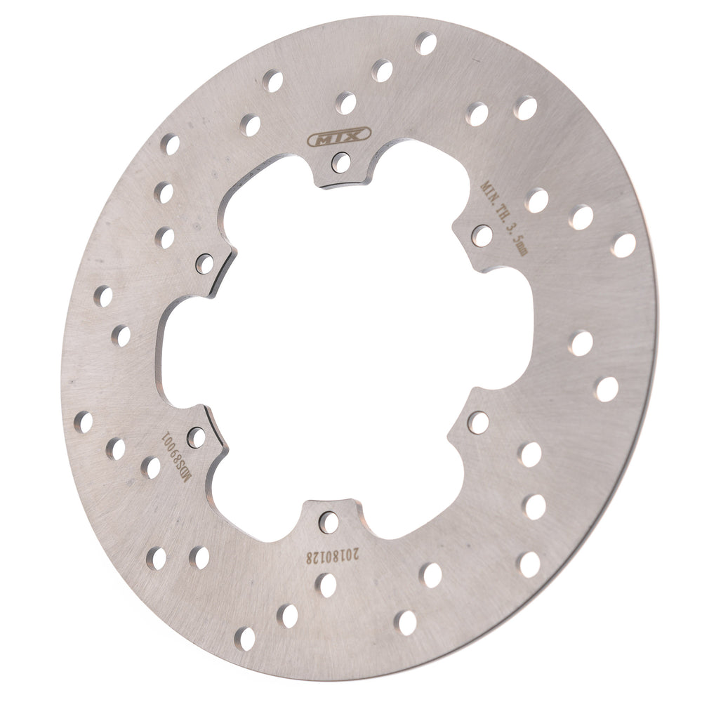 MTX Performance Front Or Rear Solid Round Brake Disc - Vespa GTS 300 ie Super 2008-21