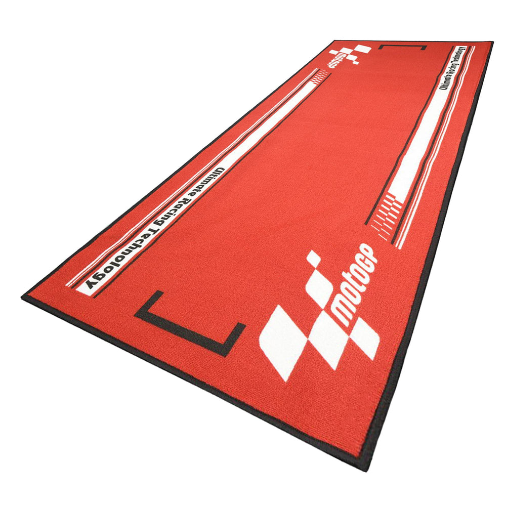 MotoGP Garage Mat Series 4 190 X 80cm Red/white