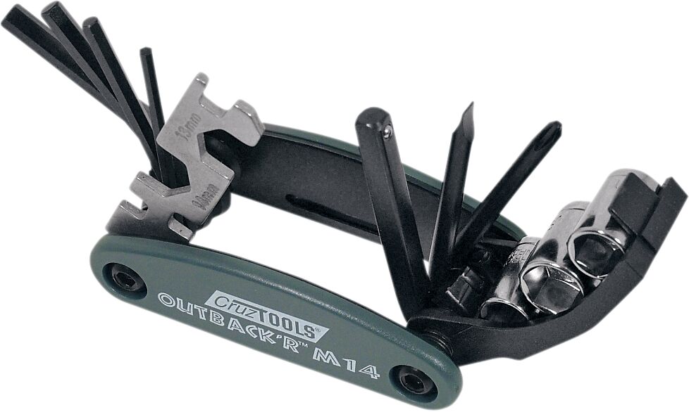 Cruz Tools Outback'r M14 Folding Metric Multi Tool Set
