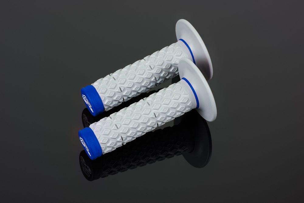 Renthal G206 MX Dual Compound Comfort Soft/Firm Grips - Blue