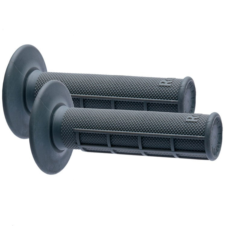 Renthal G087 MX Diamond/Waffle Medium Grips - Grey