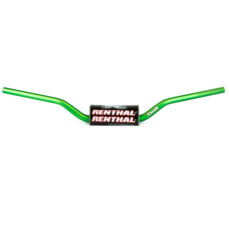 Renthal 609 RC High Bend Fat Bar Handlebars - Green