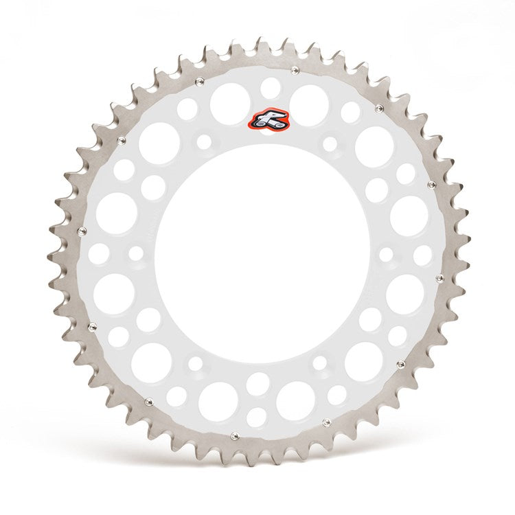 Renthal Twin Ring Rear Sprocket - Honda CR/CRF 125/250/450 Up To 2024 - 49T Silver