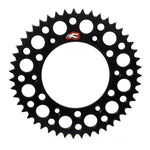 Renthal Ultralight Rear Sprocket - Kawasaki KX 125/250 1980-2008, KXF 250/450 2004-24 - 48T Black