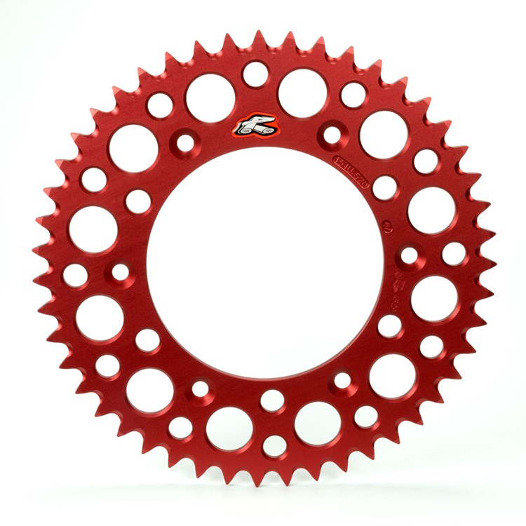 Renthal Ultralight Rear Sprocket - Beta, Scorpa, Sherco, Gas Gas, 4RT, Vertigo, TRS 2002-24 - 42T Red