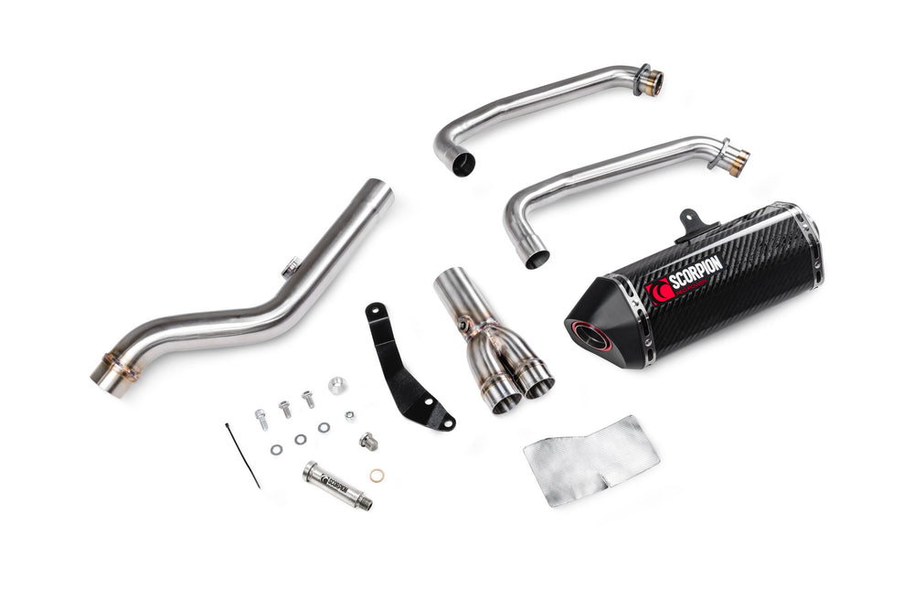 Scorpion Serket Parallel Full System Carbon Fibre For Suzuki GSX-8R 2024-2025